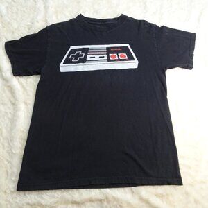 Nintendo Black Video Controller Shirt Size Medium